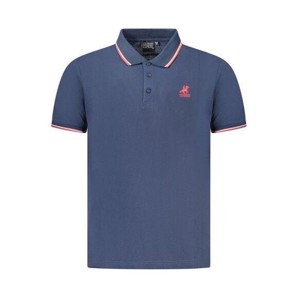 U.S. Grand Blue Cotton Men Men's Polo